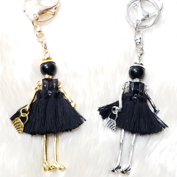 ⤵⤵New Tassel Cute Doll Handbag Keychain Keycharm - Picture 3 of 3